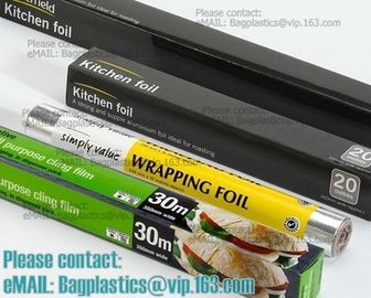 Eco Friendly Household 11micron Hamburger Wrapping Aluminium Foil Roll For Food Packaging Wrapping Foils, Embossed Alumi supplier