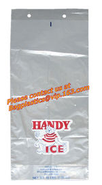 Ice bags, Clear, Drawstring, Printed and Twist Ties, bags on a roll, ldpe bag, hdpe bags supplier