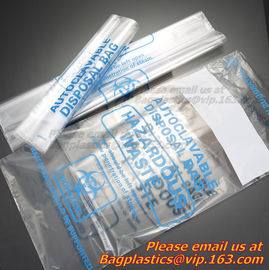 Autoclavable bio, Clinical, Specimen bags, autoclavable bags, sacks, Cytotoxic Waste Bags supplier