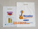 Soft loop handle 100% biodegradable plastic bags plastic bag biodegradable, COMPOSTABLE supplier