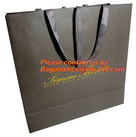 Jewelry paper bag,Special handle design,paper bag,Fashion gift paper bag with ribbon handle,Promotional paper bags, prom supplier