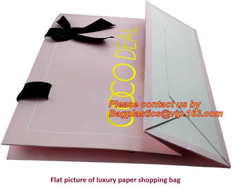 Jewelry paper bag,Special handle design,paper bag,Fashion gift paper bag with ribbon handle,Promotional paper bags, prom supplier