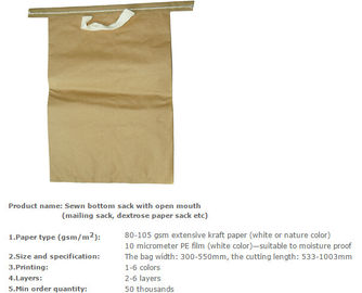 Multiwall paper sack, Medicine packing bag, Maltitol crystal packing bag, Mail paper bag, Grain packing sacks supplier