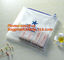 Printed PVC LDPE k bags slider zip lock plastic bag, vinyl toiletry zipper bag pvc slider bag supplier