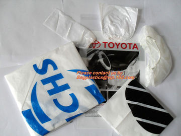 5 in 1 clean kits, auto clean kits, auto cleaning kits, Disposable PE Plastic Seat Car Cover Package, 5-in-1 Automotive supplier