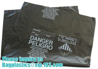 BUILDING FILMS, Asbestos bag, PE asbestos bag, building waste bag asbestos bag, building waste bag asbesto, rubble sacks supplier