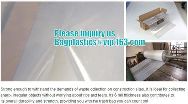 CONSTRUCT FILM, Asbestos bag, clean-up bags, disposable garbage bag thick plastic bag for asbestos supplier