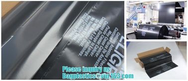 CONSTRUCT FILM, Asbestos bag, clean-up bags, disposable garbage bag thick plastic bag for asbestos supplier