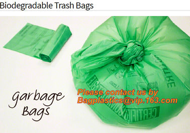 EN13432 BPI OK Home ASTM D6400 certified cheap price 100% fully compostable biodegradable waste bags supplier