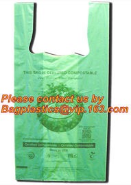 EN13432 BPI OK Home ASTM D6400 certified cheap price 100% fully compostable biodegradable waste bags supplier