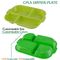5 Compartment Lunch Box Disposable Plastic Food Container, biodegradable Fast Food Tray, disposable safety meat tray supplier