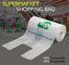 Cornstarch 100% biodegradable compostable shopping bag on roll, compostable 100% biodegradable shopping bags with EN1343 supplier