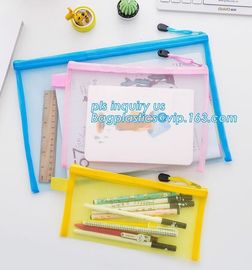 Organizer Zipper Bag Folder Office Stationery bag, zipper optional size stationery Envelope PP File Bag, document bag fi supplier