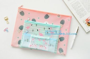 mesh net pouch for file folder, Promotion M square carrying PVC stationery file Bag, k Stationery Document File Nu supplier