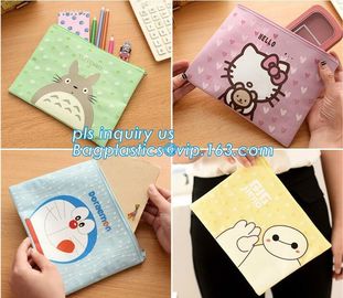 mesh net pouch for file folder, Promotion M square carrying PVC stationery file Bag, k Stationery Document File Nu supplier