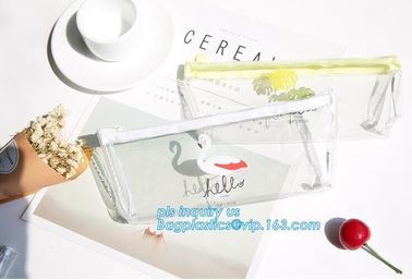 Personalized Neoprene Pencil Case, Neoprene Pencil Bag, Zipper Transparant PVC Pencil Bag, Printed photo frame PVC zippe supplier