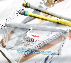Personalized Neoprene Pencil Case, Neoprene Pencil Bag, Zipper Transparant PVC Pencil Bag, Printed photo frame PVC zippe supplier