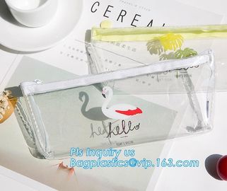 Personalized Neoprene Pencil Case, Neoprene Pencil Bag, Zipper Transparant PVC Pencil Bag, Printed photo frame PVC zippe supplier