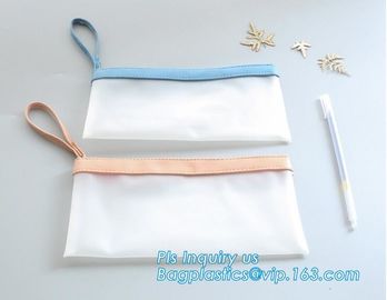 Personalized Neoprene Pencil Case, Neoprene Pencil Bag, Zipper Transparant PVC Pencil Bag, Printed photo frame PVC zippe supplier