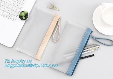 Zip Top Custom Printing Eco Friednly Slider k Bag, slider zipper pvc pouch clear vinyl pvc k bag supplier