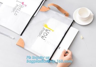 Clear vinyl Drawstring Bag, plastic custom printed pencil case, silicone DIY pencil case for gift, polyester rubber plas supplier