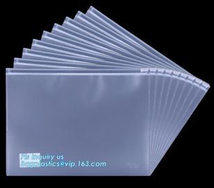 waterproof vinyl clear plastic zipper garment bag, clear vinyl a3 / a4 / a5 plastic pvc mesh zipper bag, Personal Care P supplier