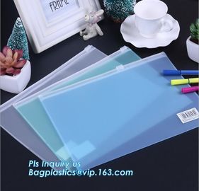waterproof vinyl clear plastic zipper garment bag, clear vinyl a3 / a4 / a5 plastic pvc mesh zipper bag, Personal Care P supplier