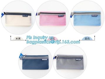 Expandable carriable a4 document bag with hanger, PVC EVA mesh pouch a4 b4 size file cover, File Folder Baqg PVC Mesh Po supplier