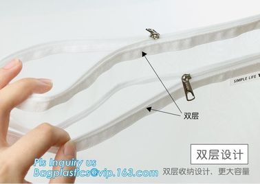 pp file folder plastic pockets document bag, A4 mesh folder zipper pocket document bag, Document Bag with Zipper Storage supplier