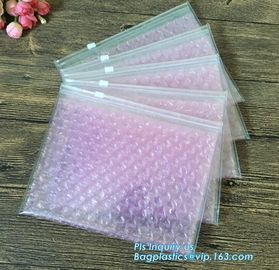 Customized Slider bubble bag, OEM Factory Price With custom Bubble k packaing bag, Reusable Packing Bubble Packing supplier