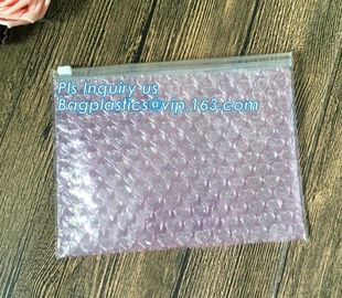 Customized Slider bubble bag, OEM Factory Price With custom Bubble k packaing bag, Reusable Packing Bubble Packing supplier