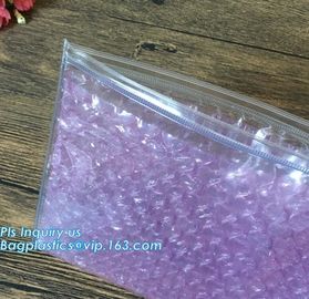 Customized Slider bubble bag, OEM Factory Price With custom Bubble k packaing bag, Reusable Packing Bubble Packing supplier