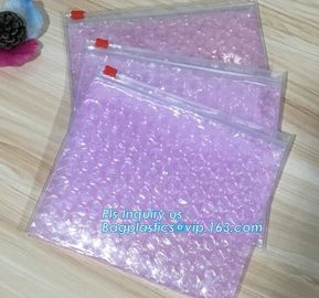 Customized Slider bubble bag, OEM Factory Price With custom Bubble k packaing bag, Reusable Packing Bubble Packing supplier