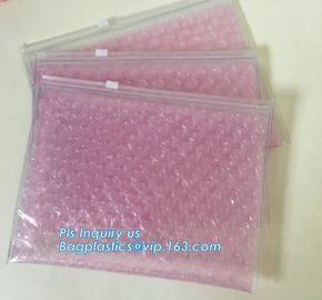 Customized Slider bubble bag, OEM Factory Price With custom Bubble k packaing bag, Reusable Packing Bubble Packing supplier