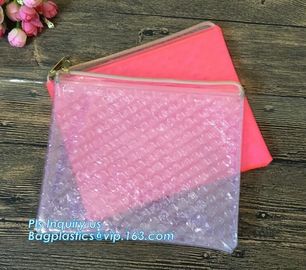 Customized Slider bubble bag, OEM Factory Price With custom Bubble k packaing bag, Reusable Packing Bubble Packing supplier