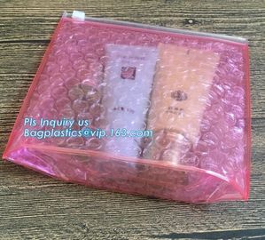 Pink Slider Zip lock Bubble Bag, High Quality Pink Bubble Hash Bag, Reused Pink Bubble Bag With Red Slider bags supplier