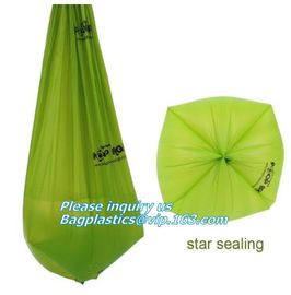 Customized biodegradable compostable Drawstring garbage bag, compostable garbage bags on roll with drawstring, draw tape supplier