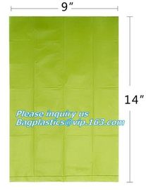 Customized biodegradable compostable Drawstring garbage bag, compostable garbage bags on roll with drawstring, draw tape supplier