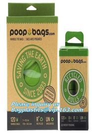 Cornstarch made biodegradable compostable dog poop bags, biodegradable compostable plastic poop dog print bag supplier