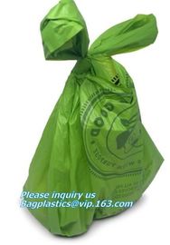 Cornstarch made biodegradable compostable dog poop bags, biodegradable compostable plastic poop dog print bag supplier