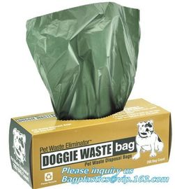 Cornstarch Based Eco Compostable Dog Poop Pick Bag - 4Refill Rolls,60Bags, EN13432 BPI OK compost home cheap price high supplier