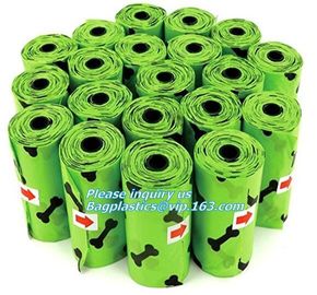 Cornstarch Based Eco Compostable Dog Poop Pick Bag - 4Refill Rolls,60Bags, EN13432 BPI OK compost home cheap price high supplier