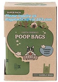 Compostable Poop Bags Amazon Best Selling Dog Poop Collector Cute Dog Poop Bag, pet supplies products biodegradable plas supplier