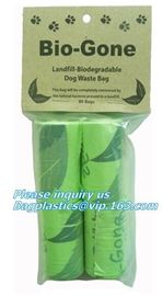 pet supplies products biodegradable plastic compostable pet poop bags, Eco-friendly Compostable Pet Poop Bag supplier