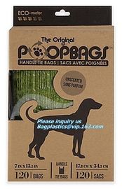 Disposable PE dog poop bag with printing, Pet Compostable disposable biodegradable plastic garbage bag supplier