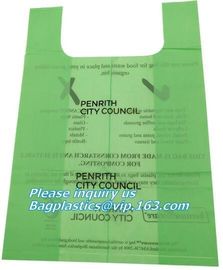 Vest Carrier Plastic Biodegradable Shopping Bag with EN13432 Certificated, Vest Carrier Plastic Shopping Bags supplier