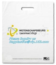 CUSTOMIZED COMPOSTABLE VEST CARRIER BAG, Foldable compostable plastic vest carrier bag, T-shirt Shopping Bags Plastic Ve supplier