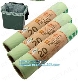 ok compost home certified custom wholesale PLA based biodegradable compostable vegetable fruit plastic produce bag on supplier