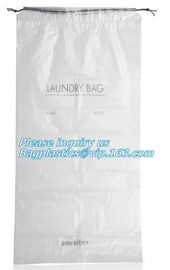 laundry and dry cleaning bag with customized printing, Hotel Laundry Plastic Bags, PLA made biodegradable compostable dr supplier