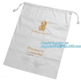 laundry and dry cleaning bag with customized printing, Hotel Laundry Plastic Bags, PLA made biodegradable compostable dr supplier